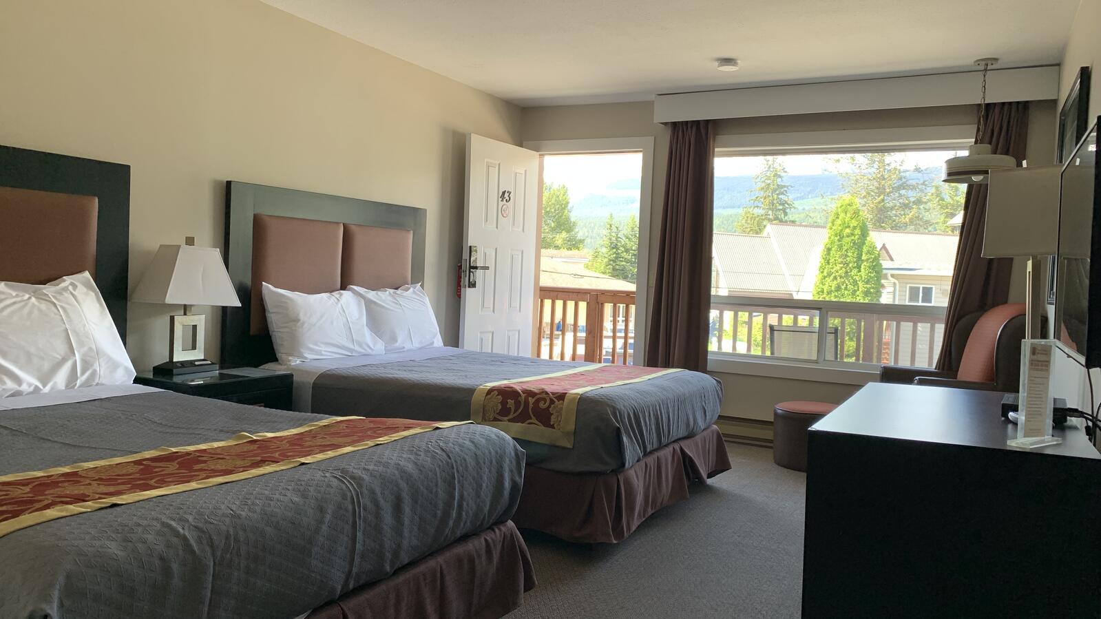 隆多汽车旅馆卧室